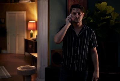 David on the phone