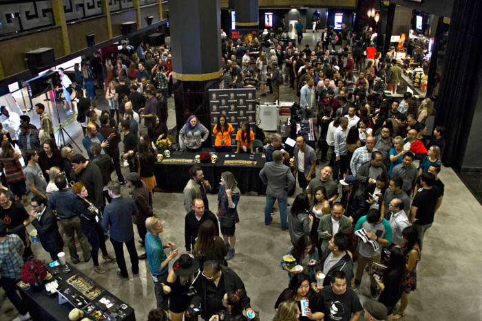 Crowd at the Bedeviled Premiere