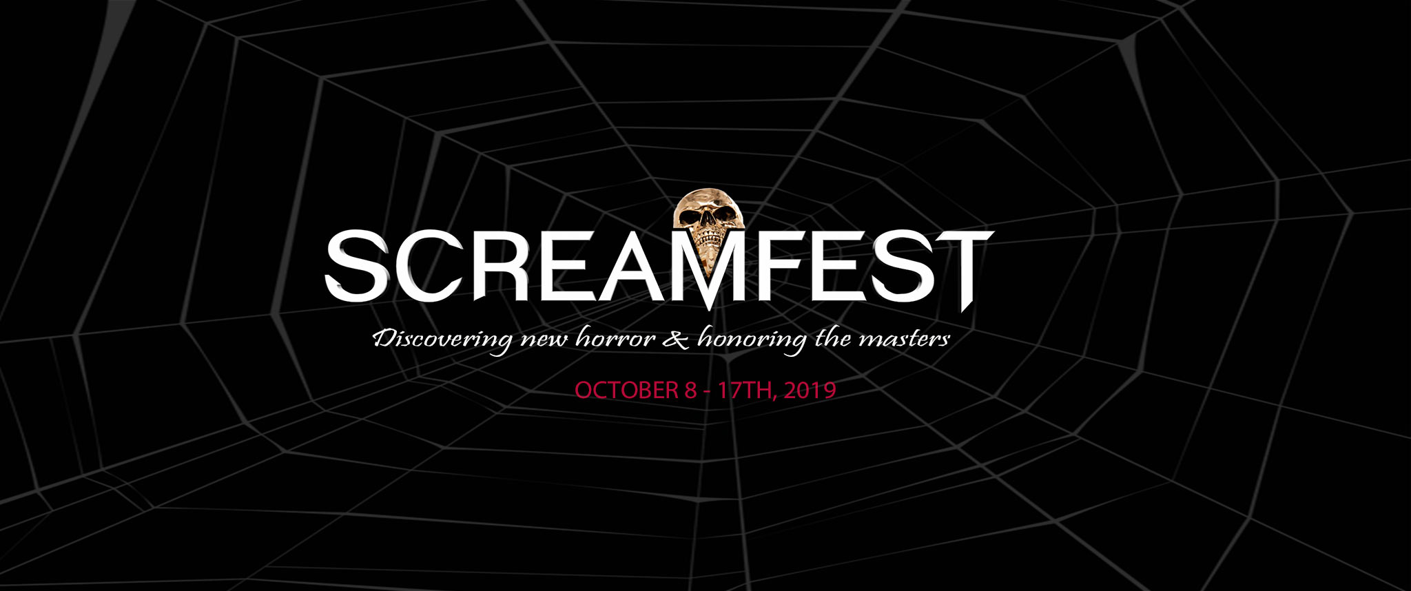 2019 Screamfest Horror Film Festival banner