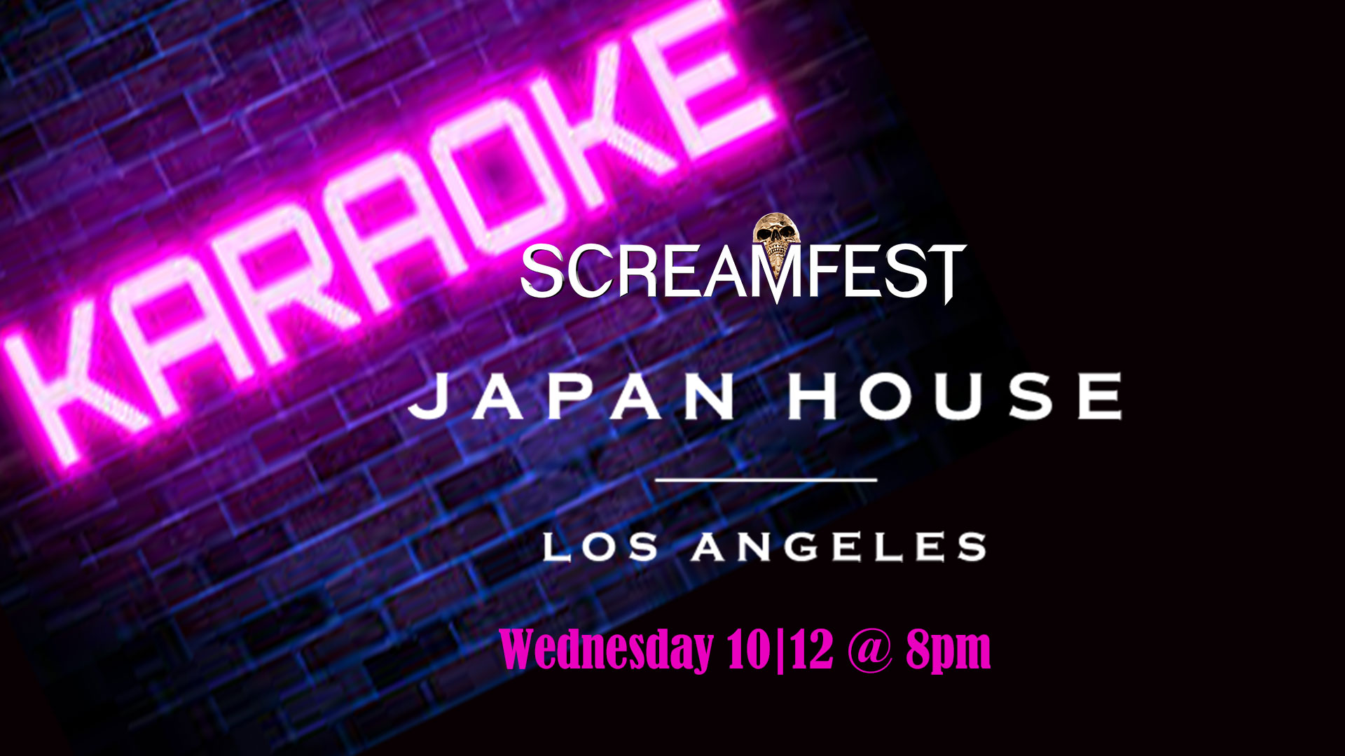 Filmmaker Lounge At Japan House SCREAMFEST Filmmaker Lounge At Japan House SCREAMFEST