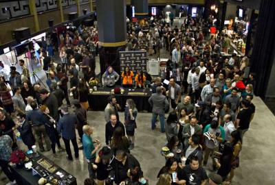 Crowd at the Bedeviled Premiere